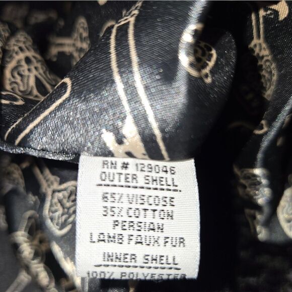 WHAT GOES AROUND COMES AROUND Black Coat Jacket S Anthropologie. GC - Picture 3 of 16